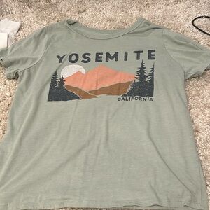 Yosemite green T-shirt